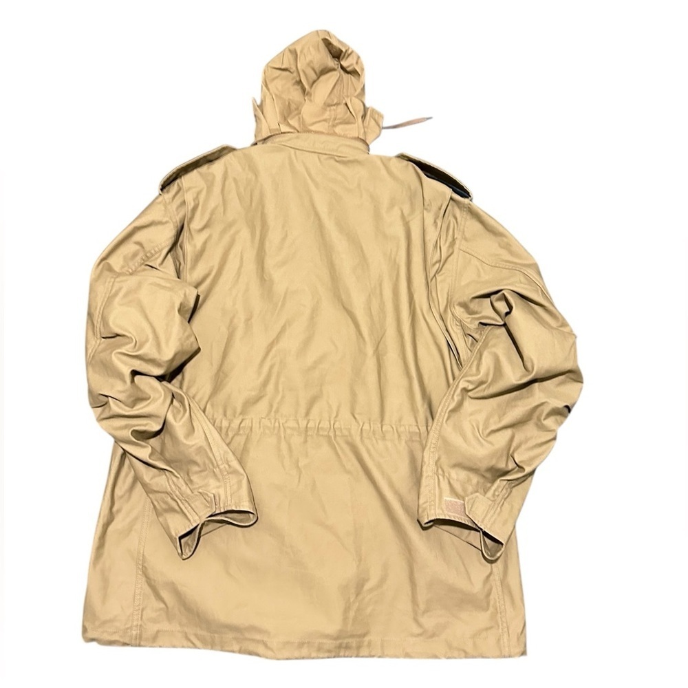 Alpha Industries Coat XL Regular Tan M65 Field Jacket First Gen Y2K Repro - Picture 5 of 16